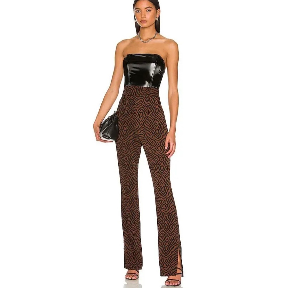 Lovers & Friends Fai Trouser Pants in Jules Tiger size Medium